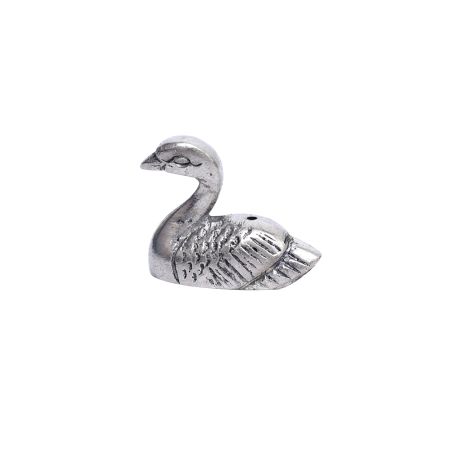 Silver Brass Duck Agarbatti Holder Stand
